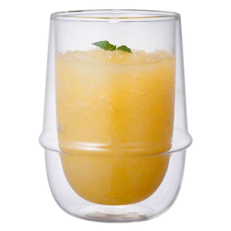 KINTO 23106 KRONOS Double Wall Iced Tea Glass, 11.8 fl oz (350 ml), Heat Resistant Glass, Microwave and Dishwasher Safe, Gift Present - Image 4